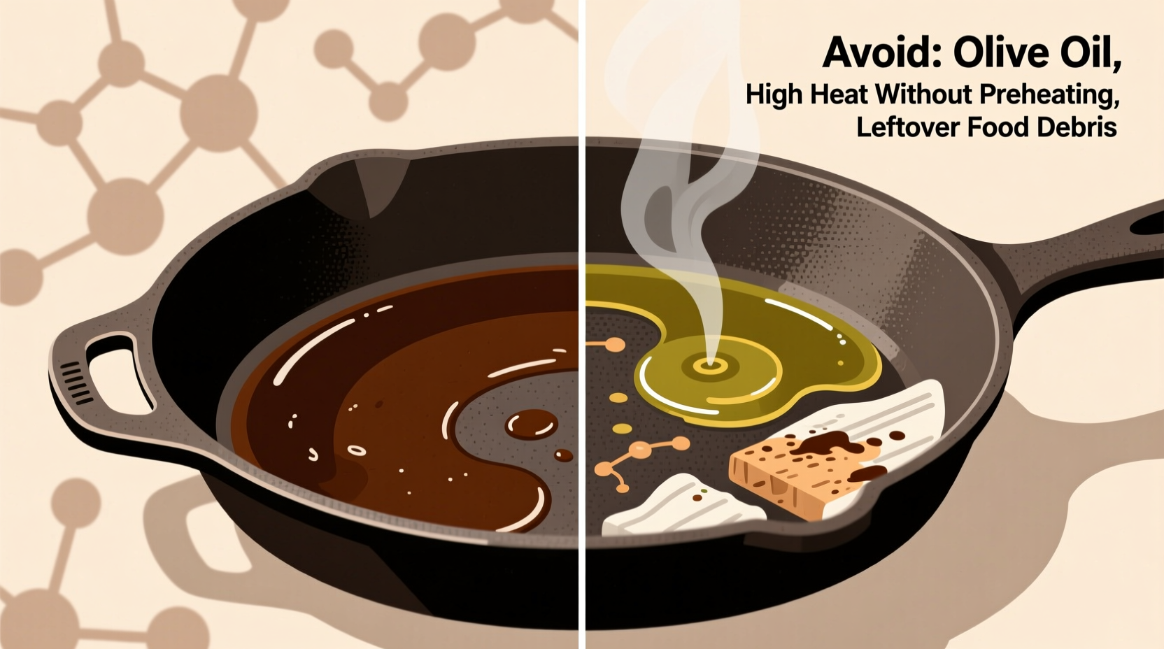 why does my cast iron pan smoke every time i use it seasoning mistakes to avoid