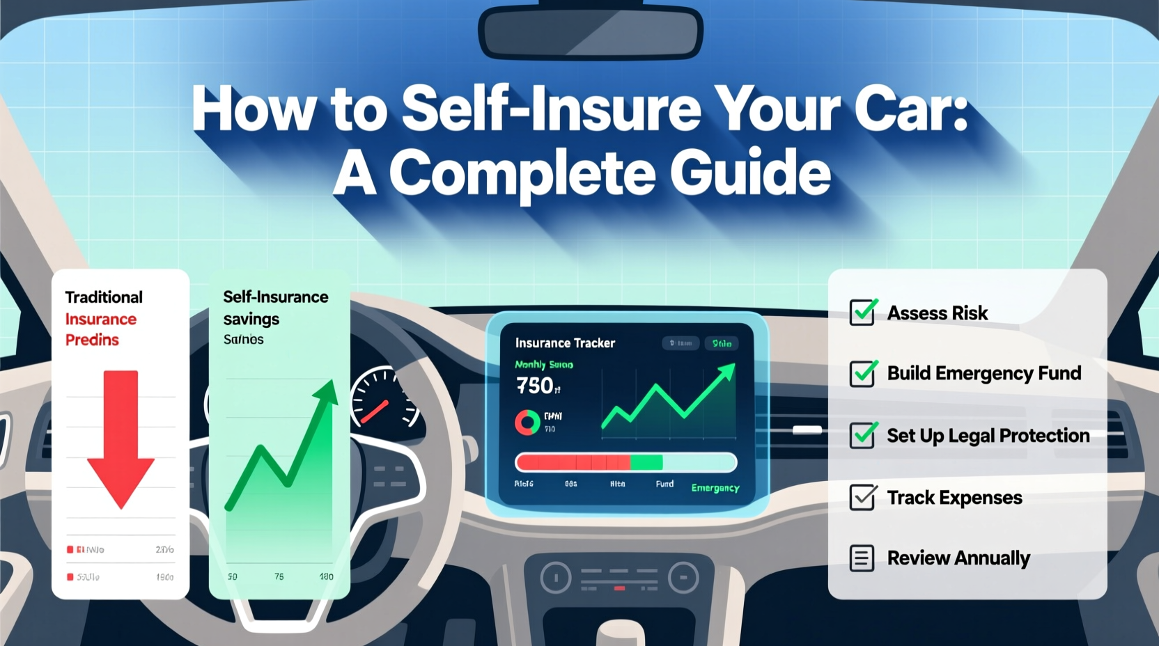 how do you self insure your car