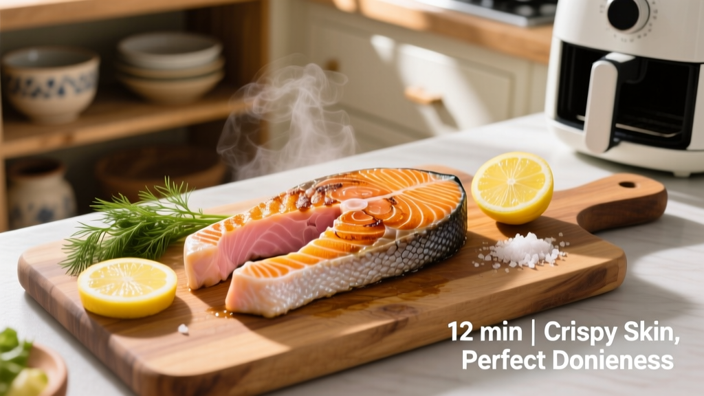 Air Fry Salmon Steak: Crispy Skin, Perfect Doneness
