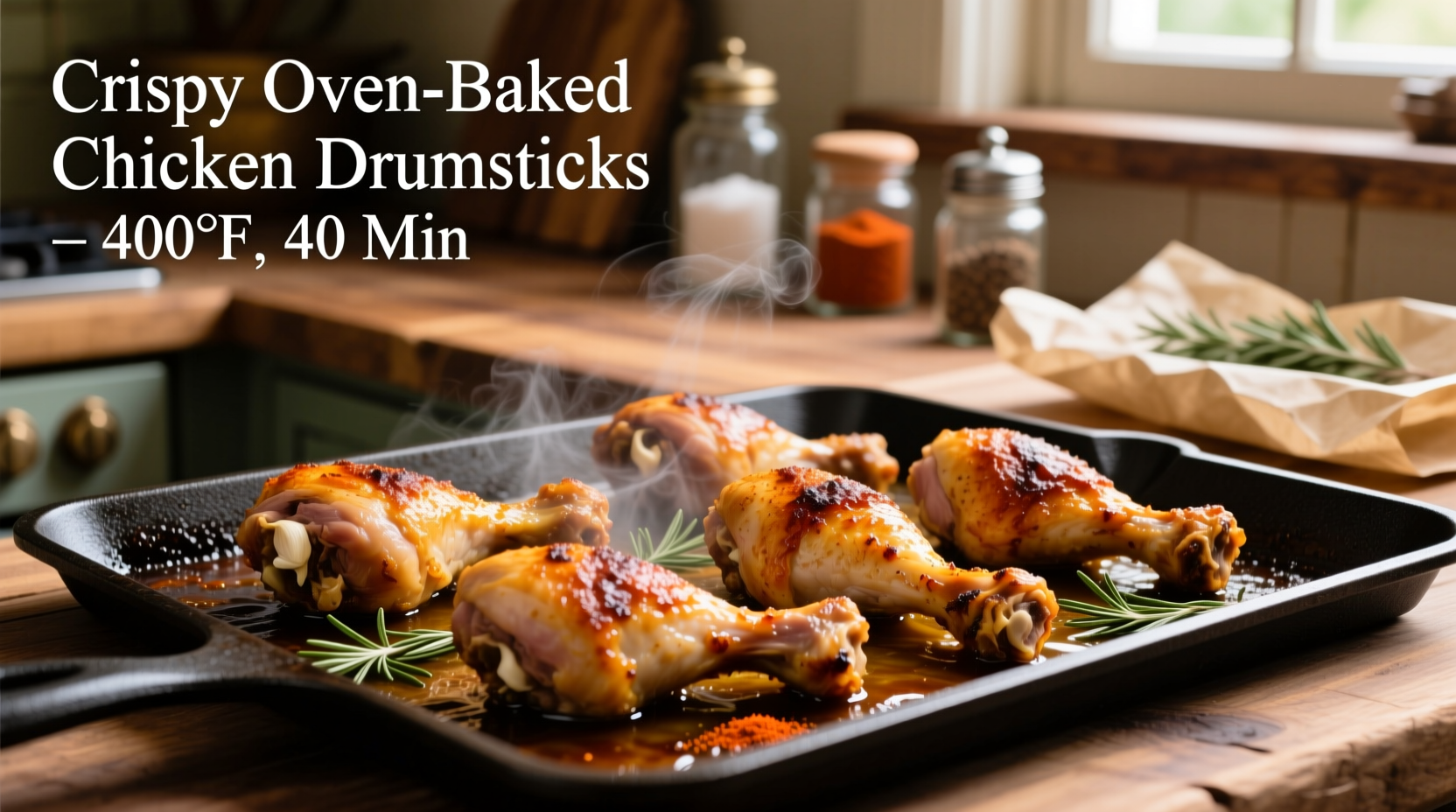how to cook chicken drumsticks in oven