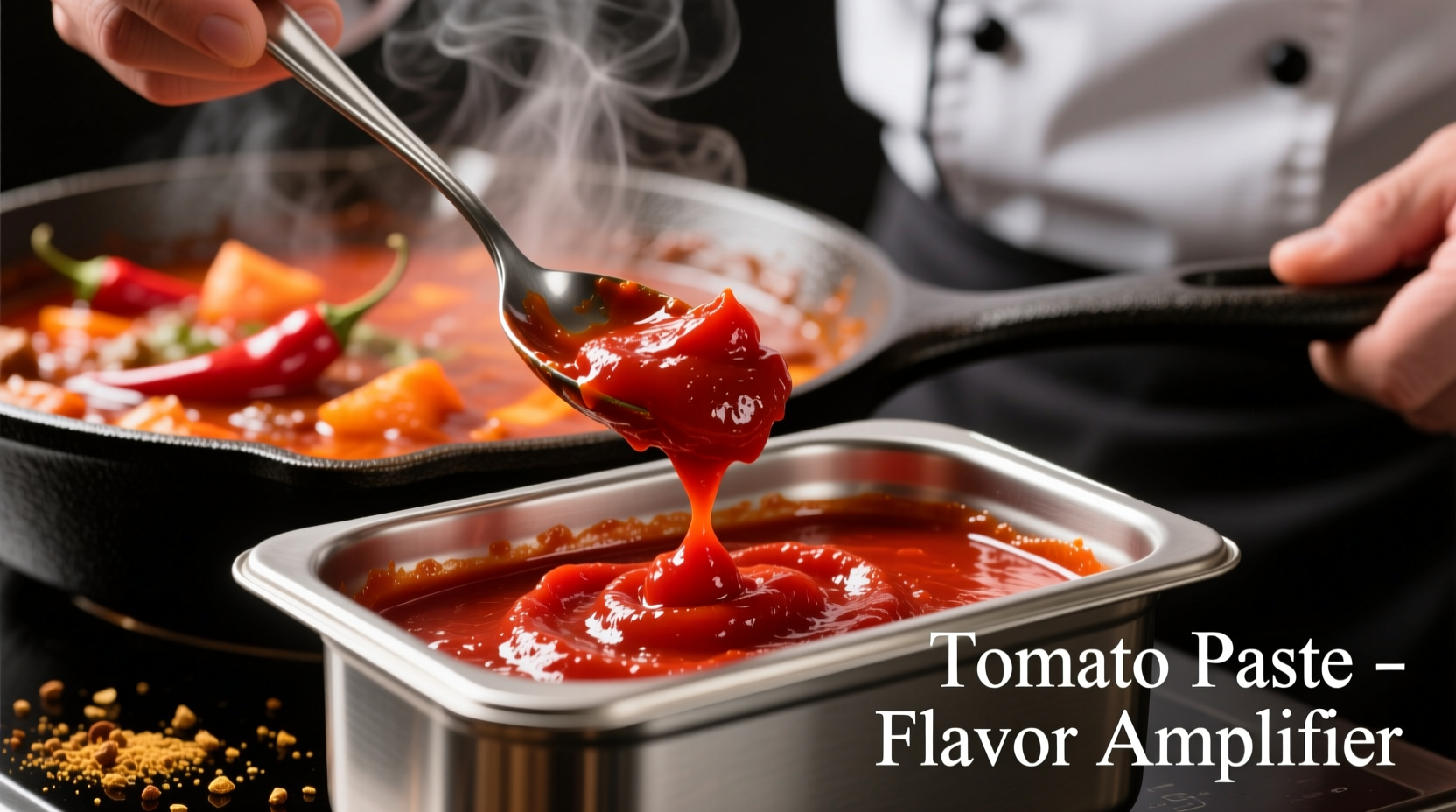 using tomato paste to enhance chili flavor