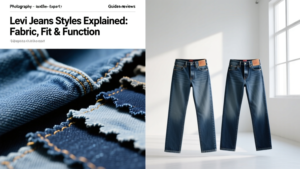 Levi Jeans Styles Explained: Fabric, Fit & Function