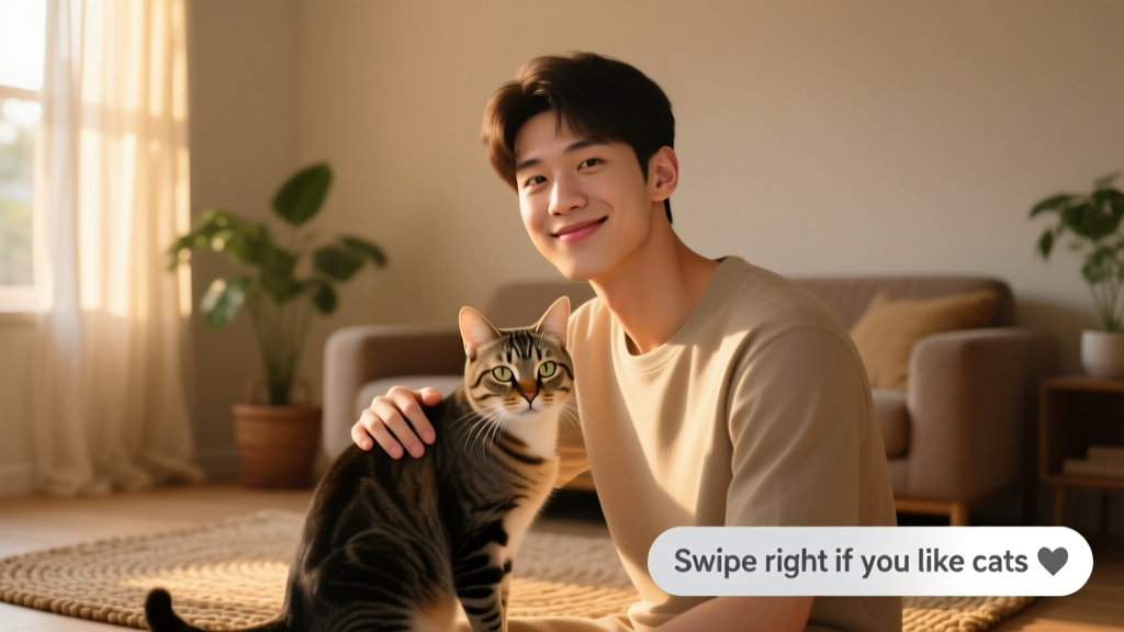Posing With a Cat on Your Dating App Profile Might Hurt, Not Help