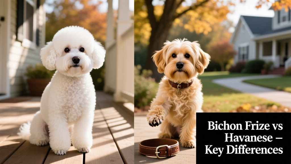 Image Credit: Left – Bichon Frise (David Brown, Pexels) | Right – Havanese (buchsammy, Pixabay)