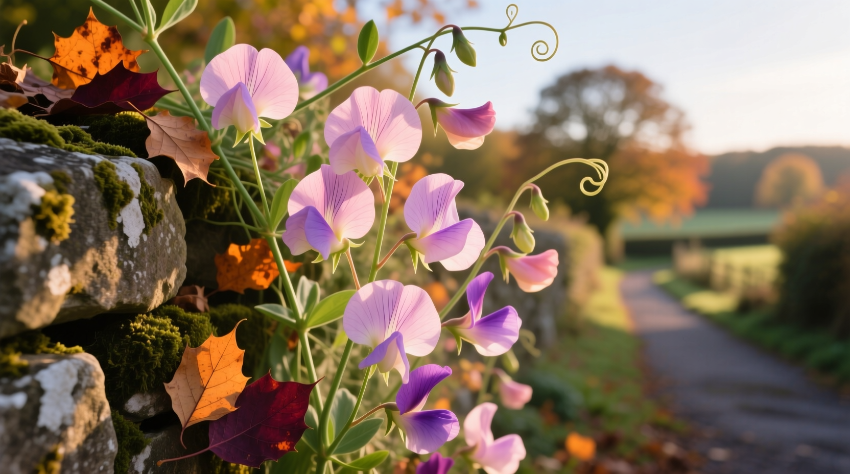 autumn blooming sweet pea
