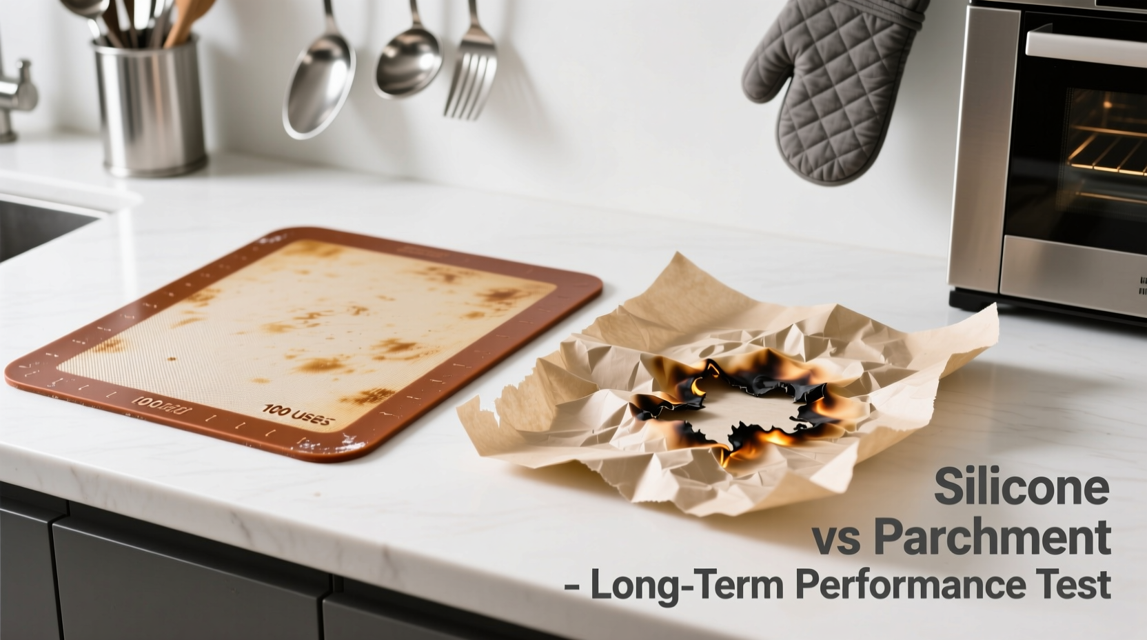 silicone baking mats vs parchment paper which performs better long term