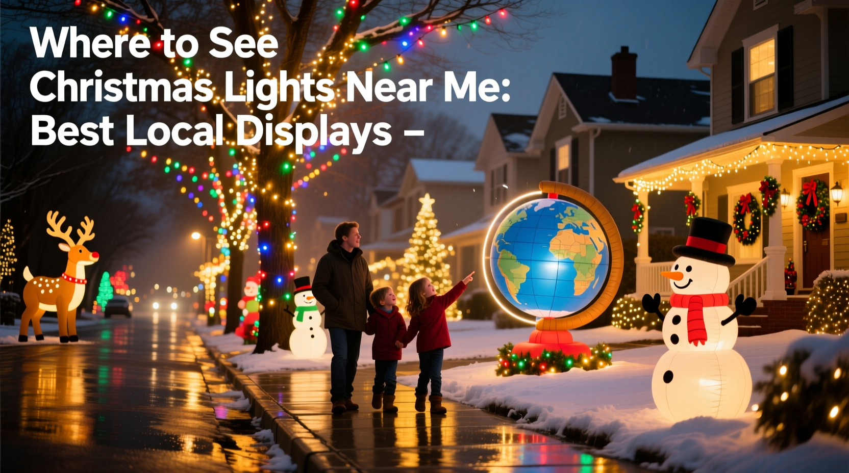 where to see christmas lights near me
