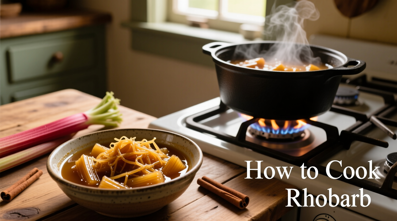 how do you cook rhubarb