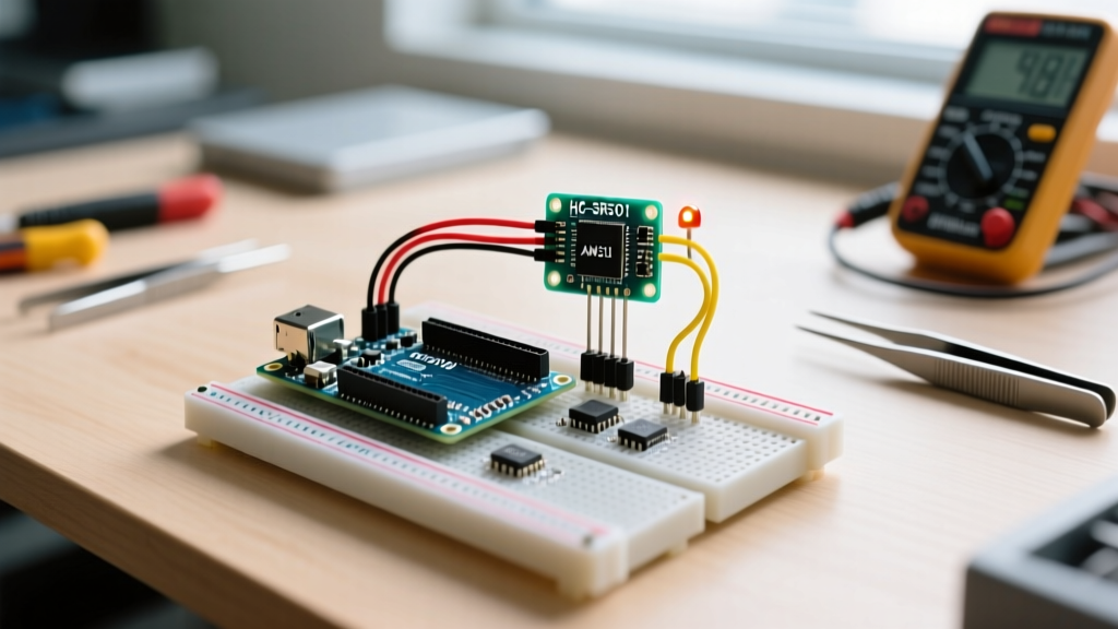How to Wire, Code, and Debug an Arduino PIR Sensor (HC-SR501 & AM312)