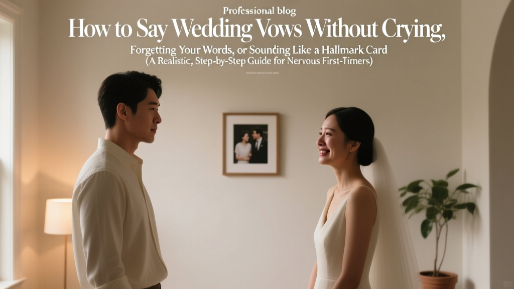 Wedding Vows: A Realistic Guide for First-Timers