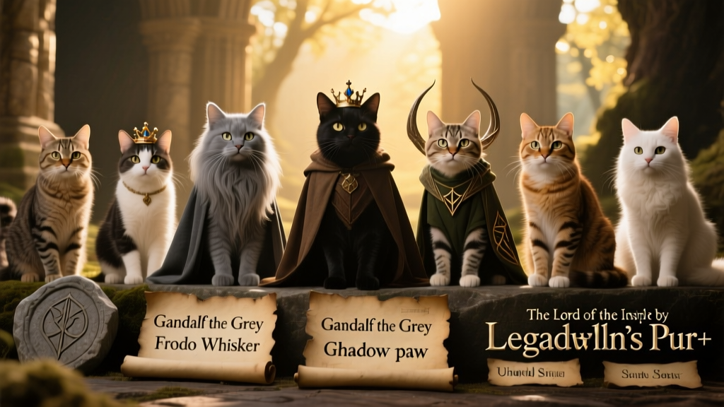 130+ 'Lord of the Rings' Cat Names for Your Epic Feline