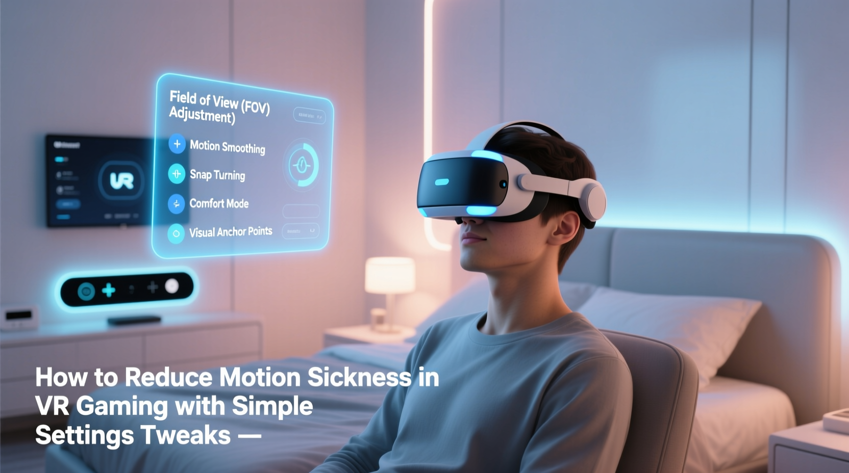 how to reduce motion sickness in vr gaming with simple settings tweaks