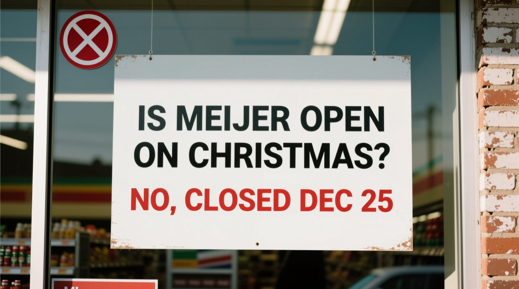 is meijer open on christmas
