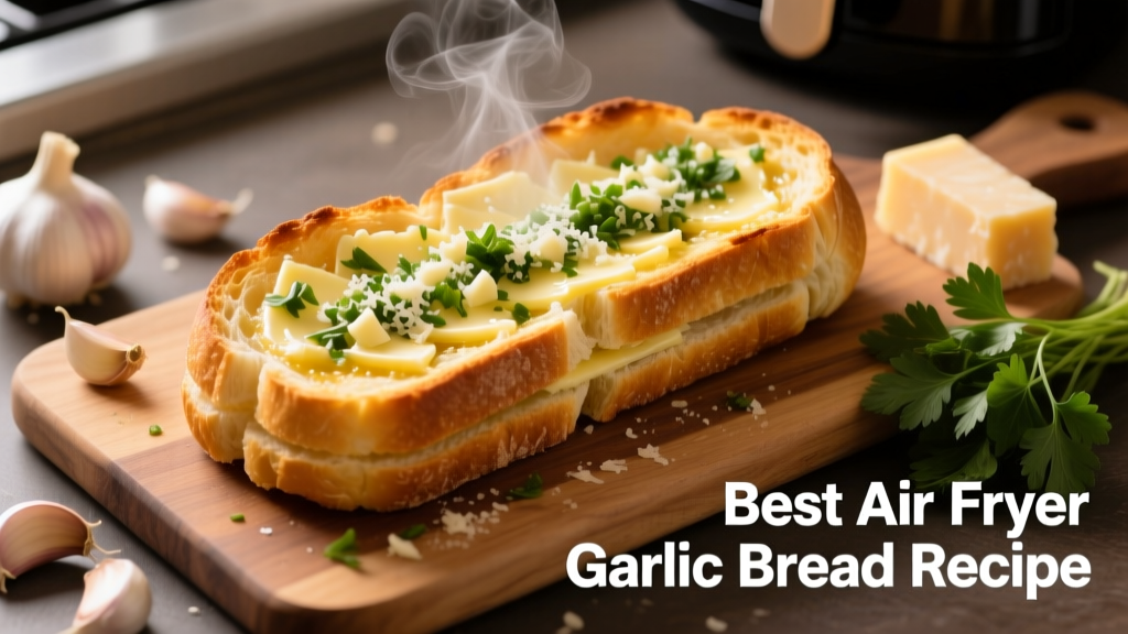 Best Air Fryer Garlic Bread Recipe (Crispy & Golden)