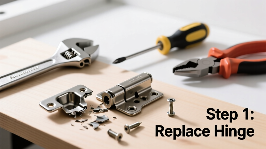 How to Replace a Broken Hinge Replacement Part