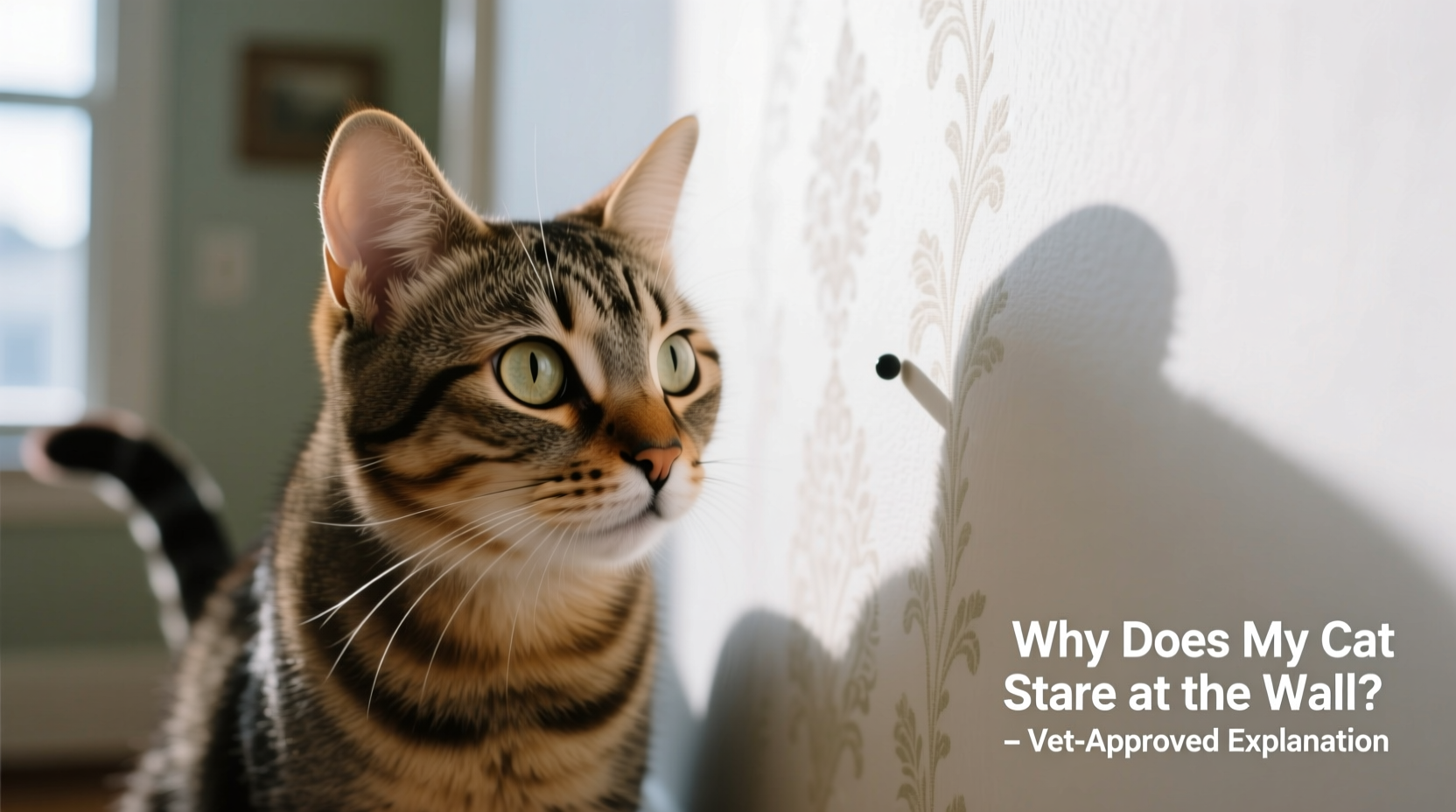 why does my cat stare at the wall sudden behavior explained by vets