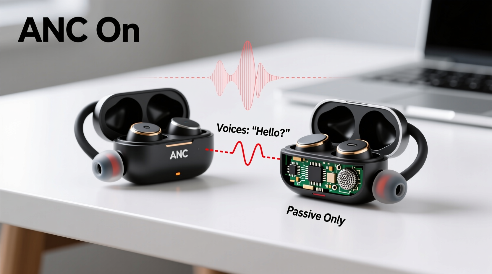 active noise cancellation vs passive isolation does anc actually block voices