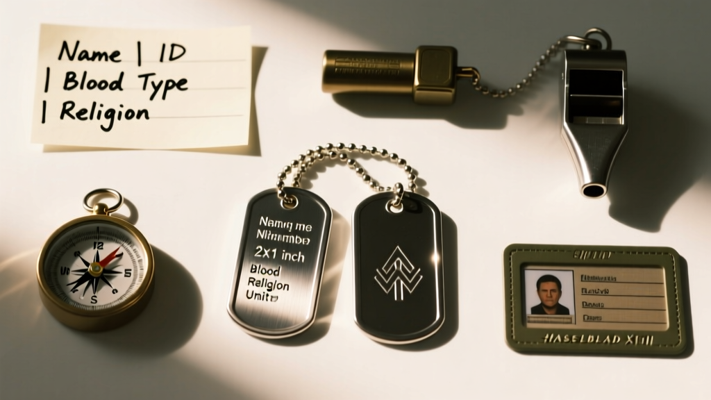 What to put on a dog tag?