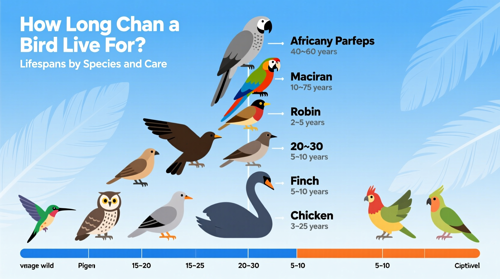 How Long Can a Bird Live For? Lifespans by Species and Care