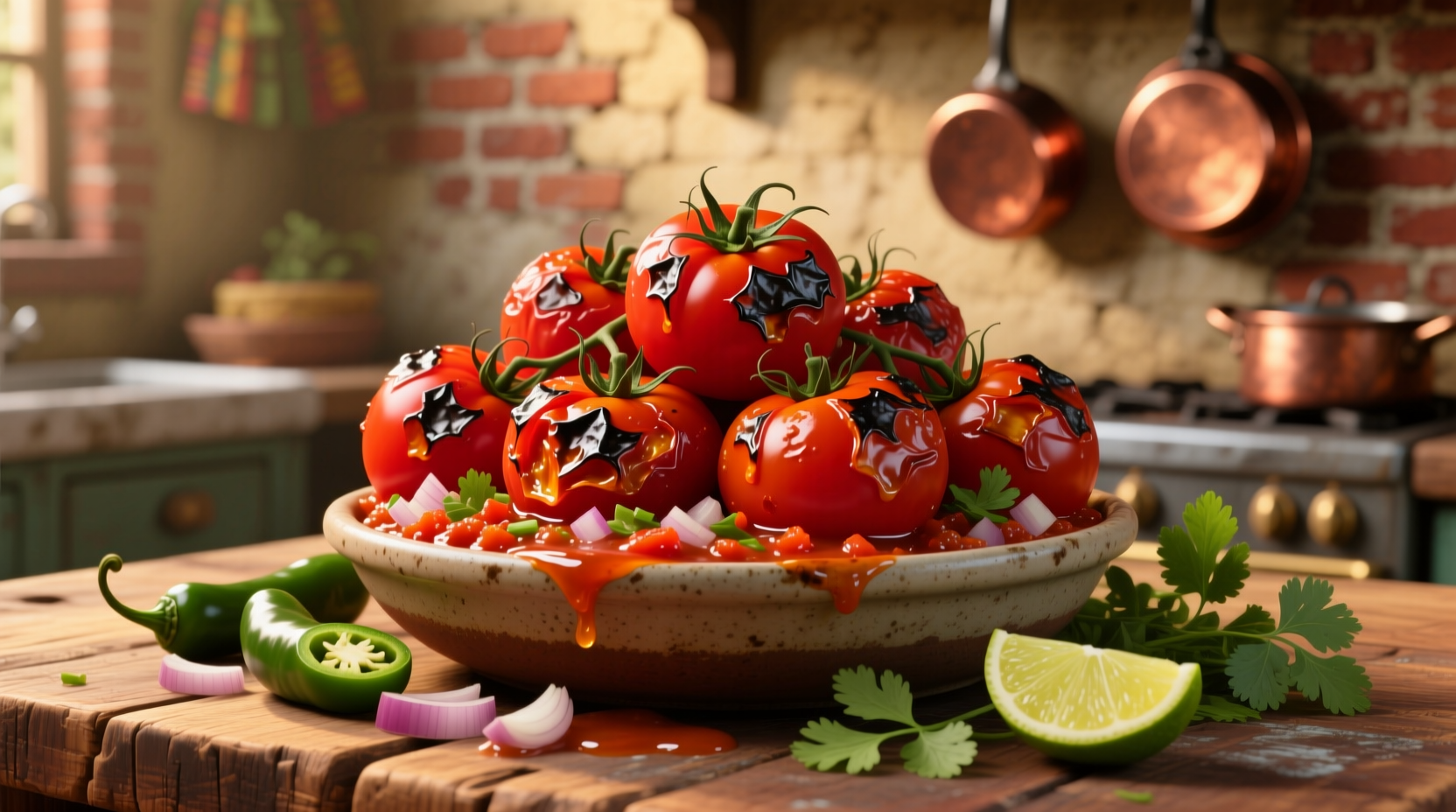 turn sad winter tomatoes into delicious roasted salsa