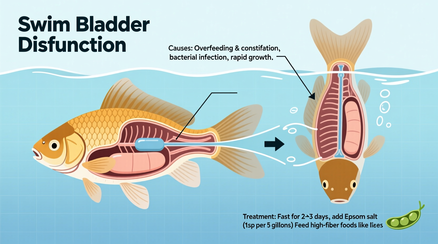 why is my fish swimming upside down and how to treat swim bladder issues