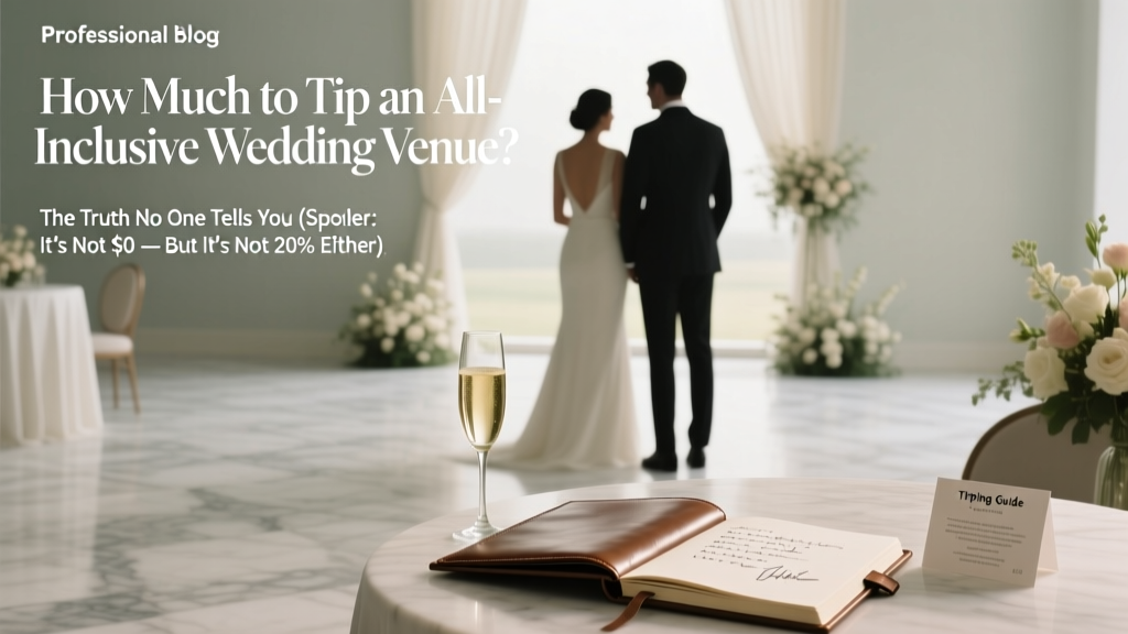 All-Inclusive Wedding Venue Tipping: What to Pay in 2026