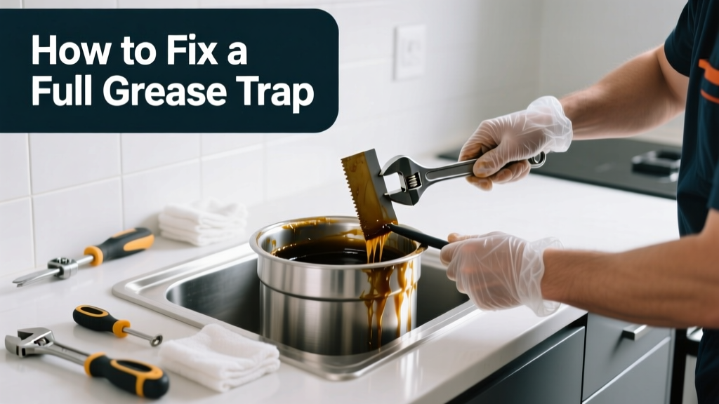 How to Fix a Full Grease Trap in Your Kitchen