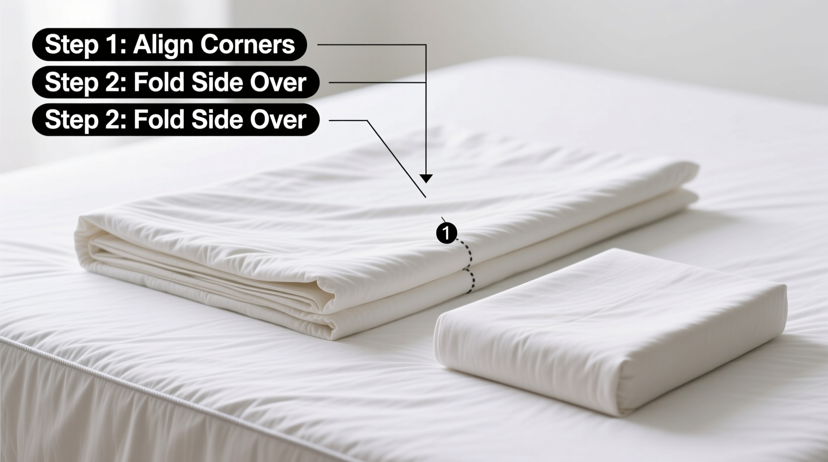 how to fold fitted sheets perfectly every time visual guide included