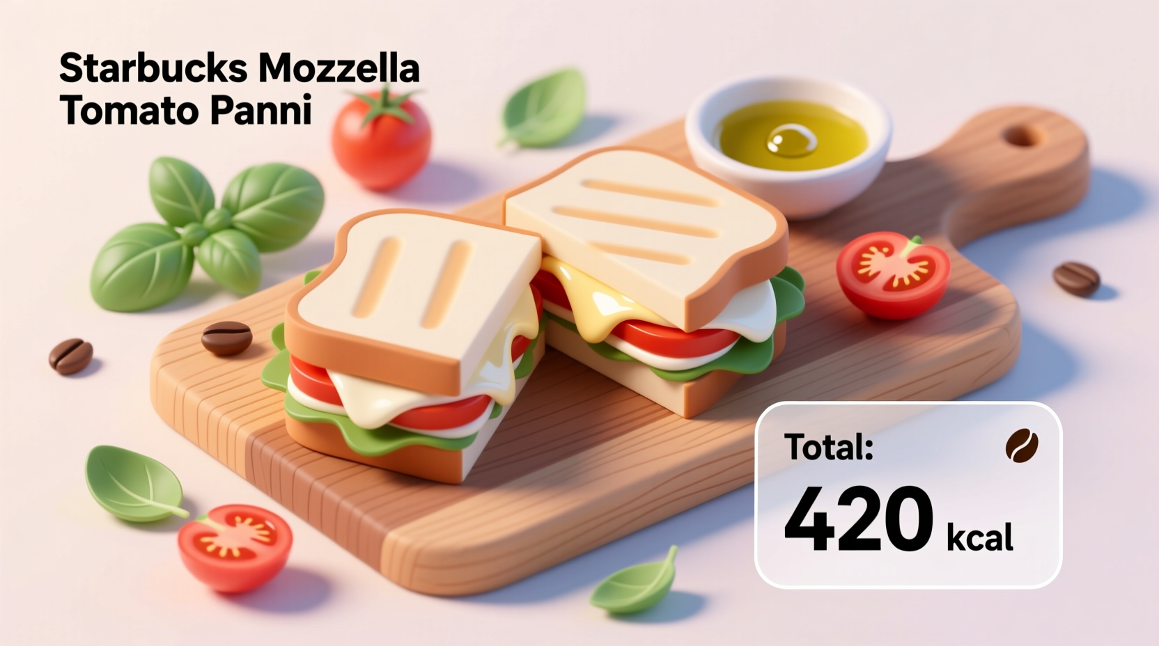 Starbucks Mozzarella Tomato Panini: 380 Calories Explained