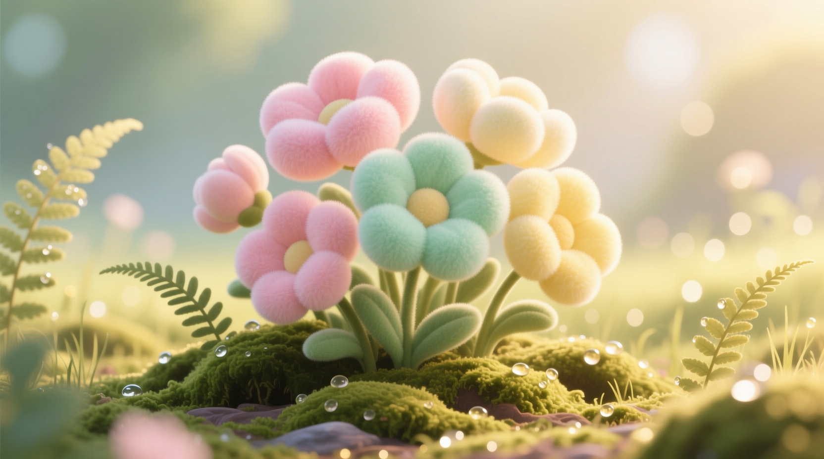 rounded flowers