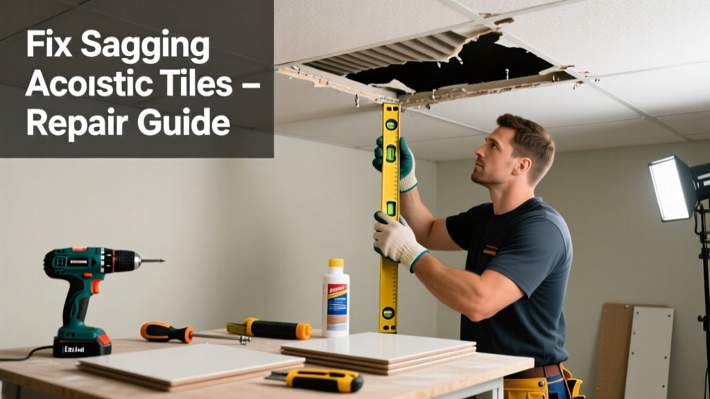 Fix Sagging Acoustic Tiles: Causes & Repair Guide