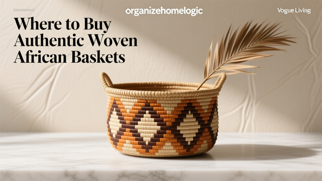 Where to Buy Authentic Woven African Baskets