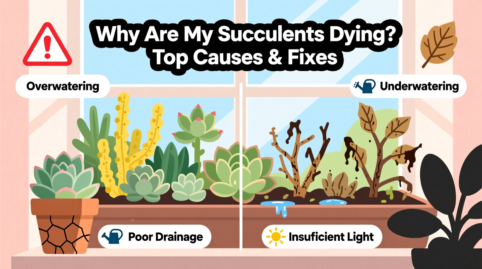 5 Reasons Your Succulents Die | TheHomeSprouts
