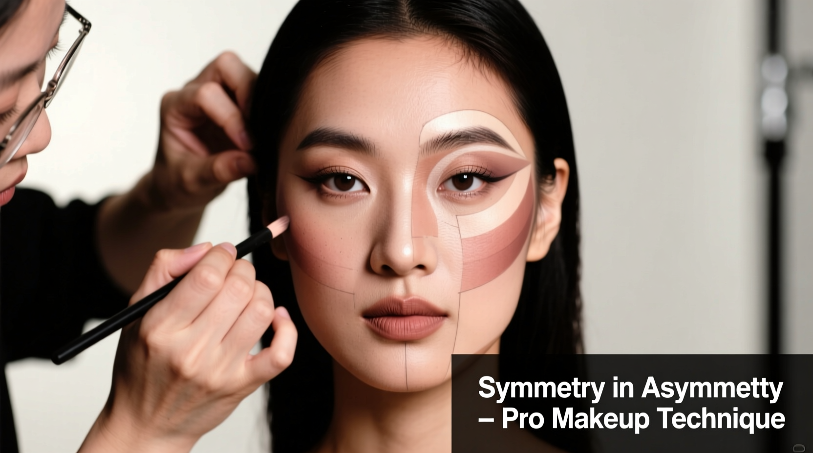 how to create symmetry in asymmetrical face makeup for balanced looks