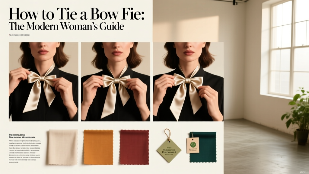 How to Tie a Bow Tie: The Modern Woman’s Guide