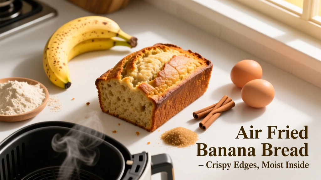 Air Fried Banana Bread: Crispy-Edged & Moist Inside