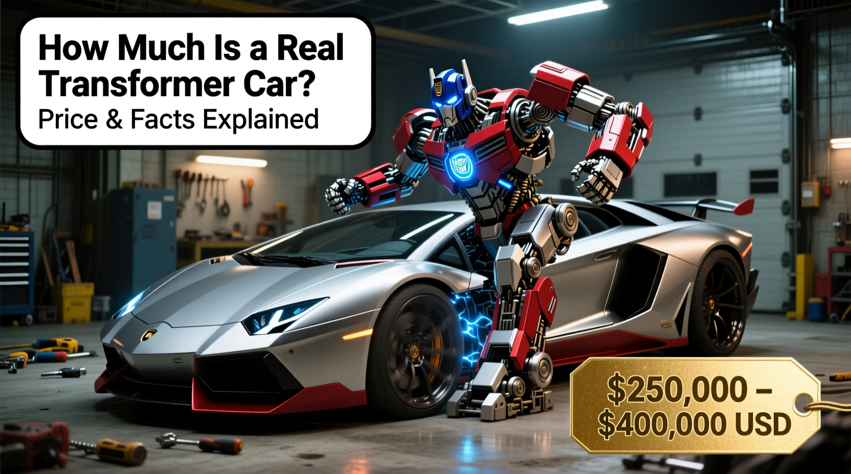 how much is a real transformer car