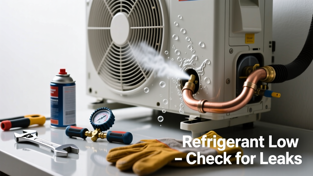 AC Refrigerant Low Causing Hissing, Bubbling, or Squealing