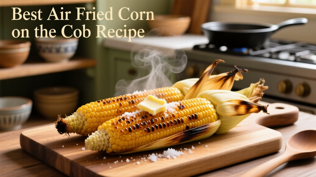 Best Air Fried Corn on the Cob Recipe (Crispy & Juicy!)