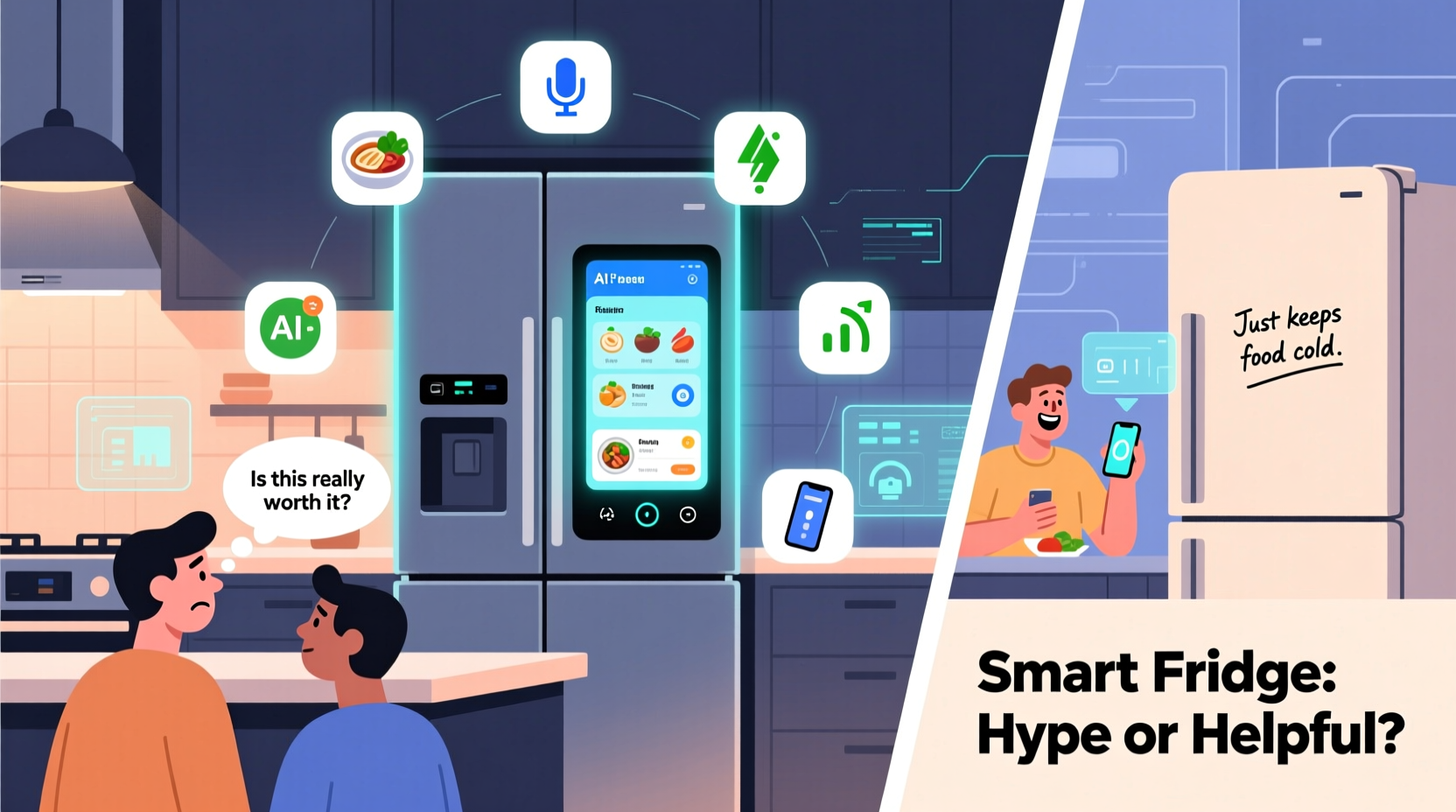 is it worth upgrading to a smart fridge or are they all hype