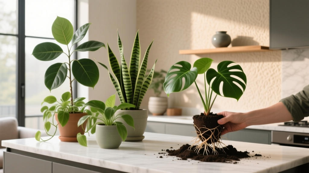 How to Bring Outdoor Plants Indoors: Repotting Guide