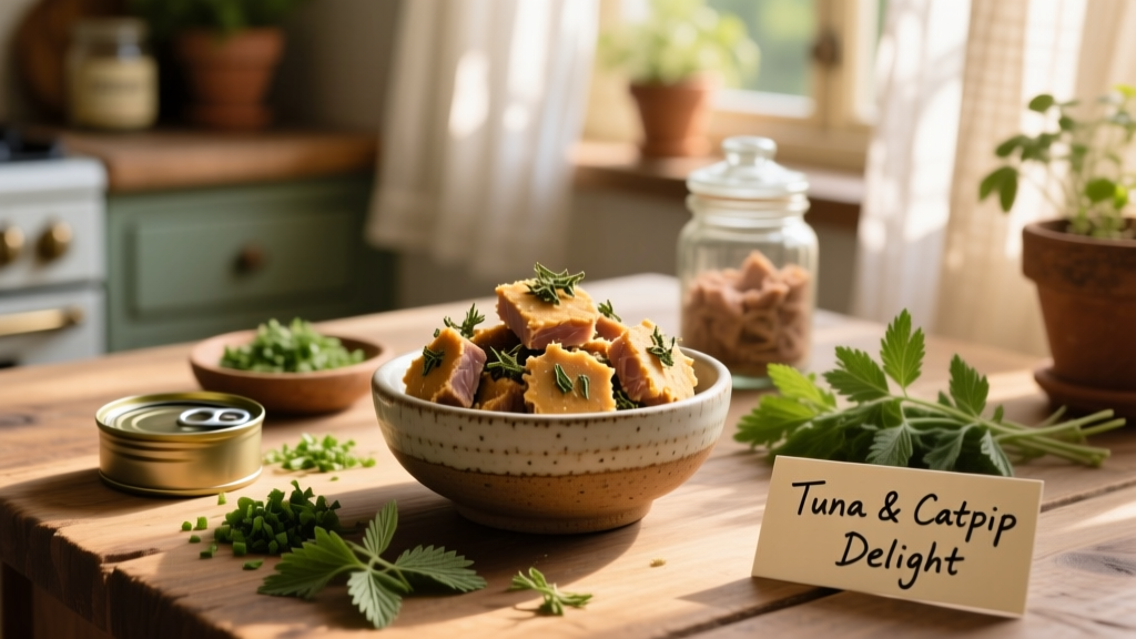 Tuna and Catnip Kitty Treat Recipe