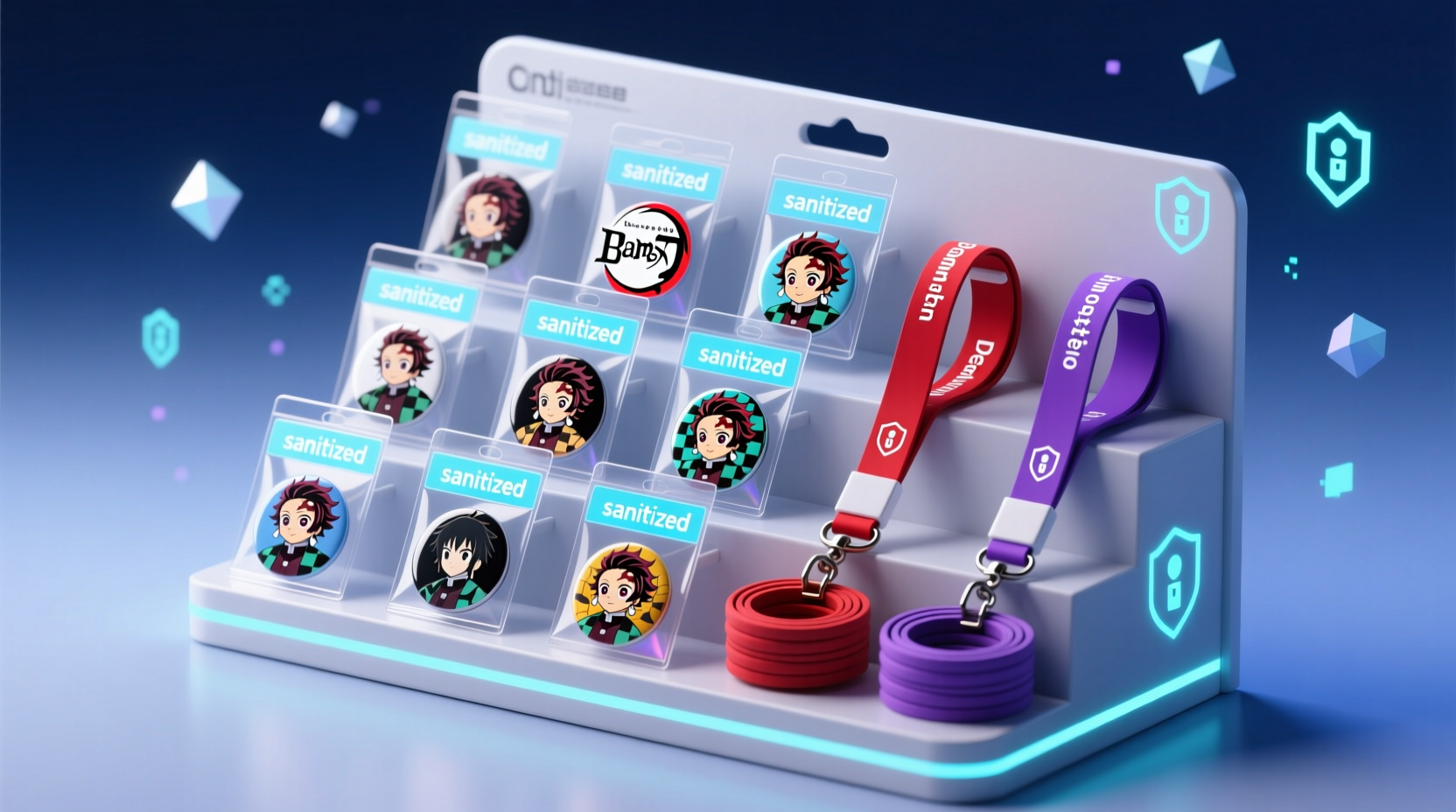 how to sanitize anime convention badges lanyards