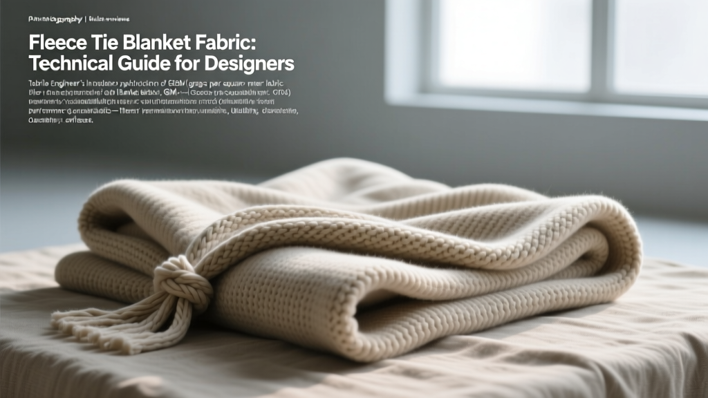 Fleece Tie Blanket Fabric: Technical Guide for Designers