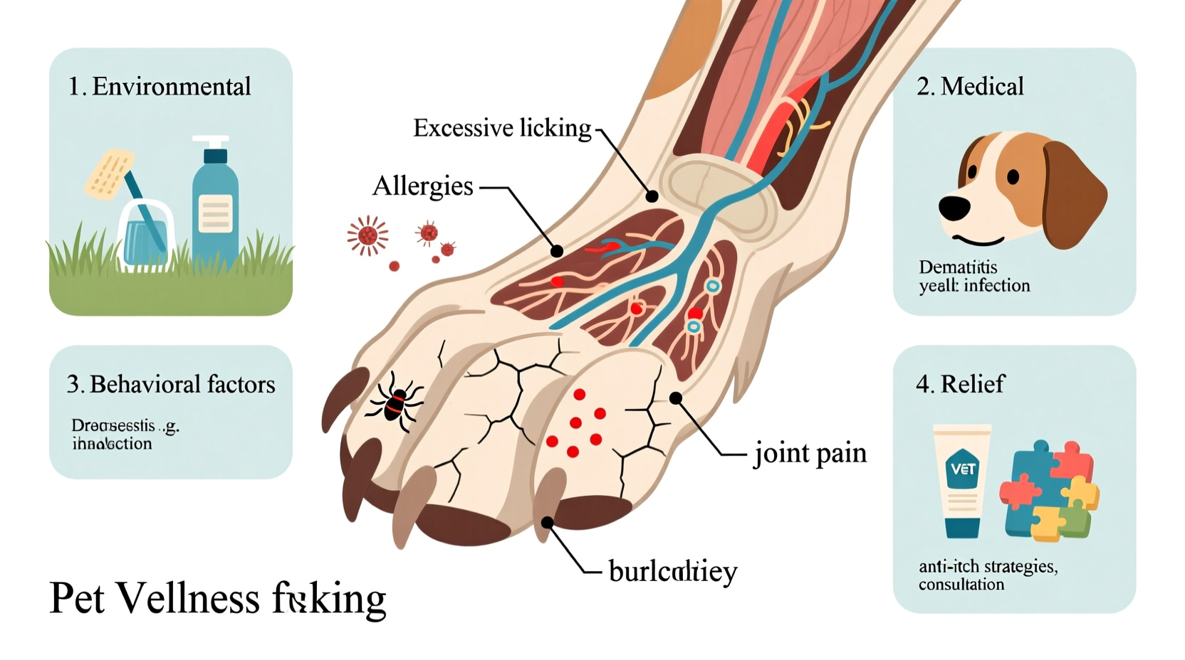 why does my dog lick its paws non stop possible triggers and relief