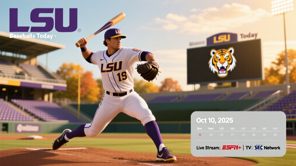 LSU Baseball Today: Time, TV, & How to Watch