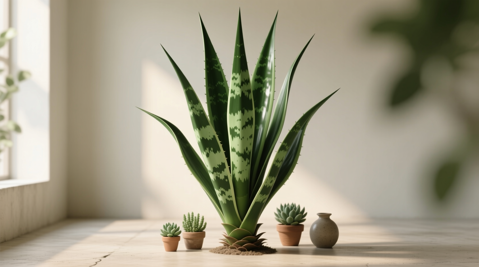 big snake plants