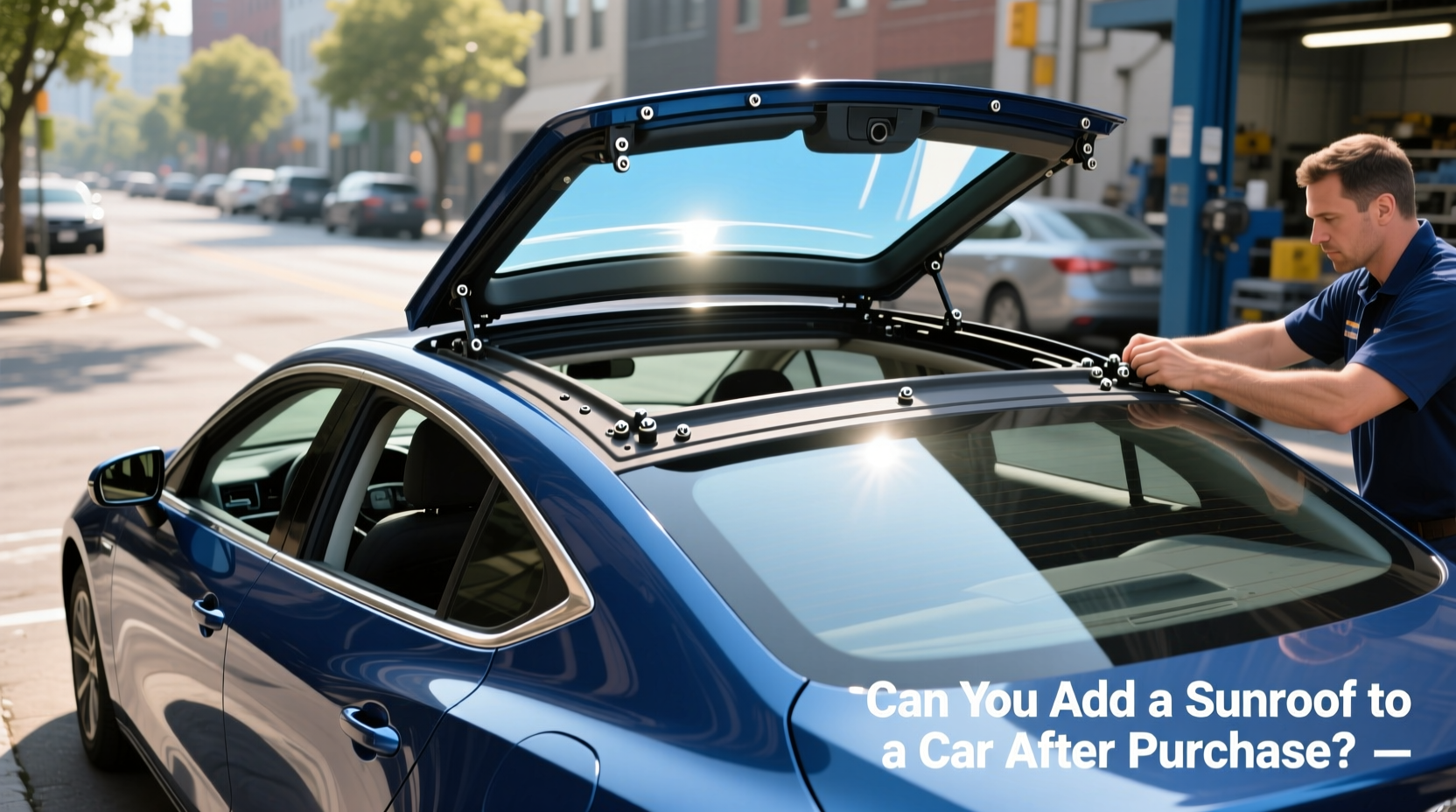 can you add a sunroof to a car