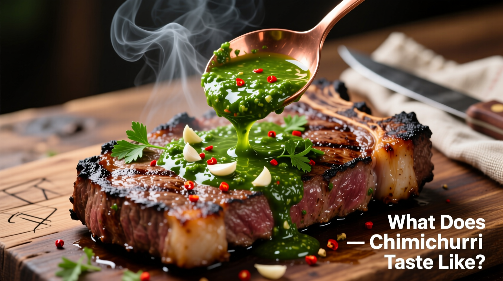 Chimichurri Taste Profile: Bright, Herbaceous & Tangy