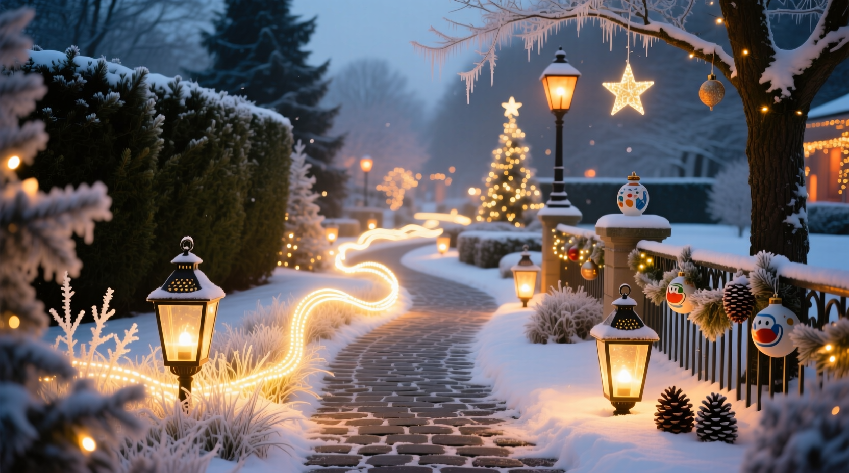 motion activated vs steady glow path lights for holiday walkways